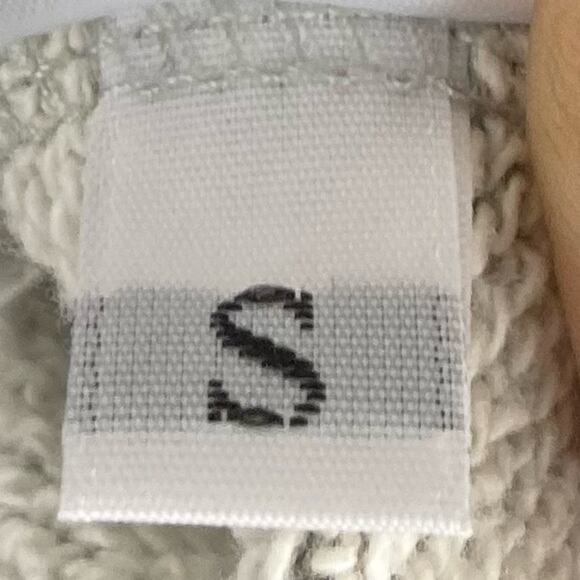 NWOT SOLD OUT NYC Sweatshirt S Limited-Edition Grey Rainbow-Stripe-Cuff&Hem Logo - Picture 4 of 10